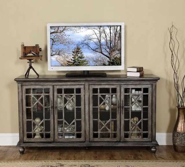 Coast2Coast Home™ Accents by Andy Stein DeVille Texture Metallic Media Credenza-3