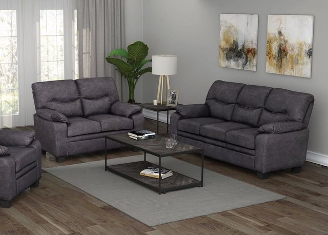 Coaster® Meagan 2-Piece Charcoal Living Room Set-0