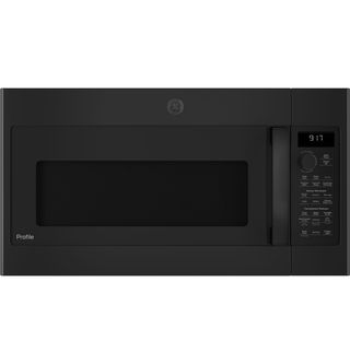 GE Profile™ 1.7 Cu. Ft. Black Over The Range Microwave