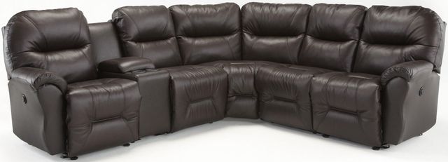 Best Home Furnishings® Bodie Leather Reclining Sectional 1