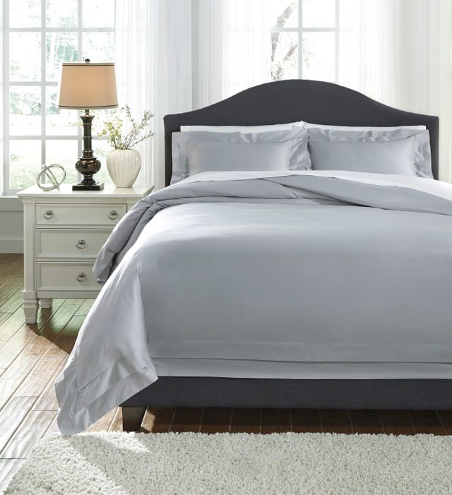 Signature Design by Ashley® Chamness Gray Queen Duvet Cover Set-0
