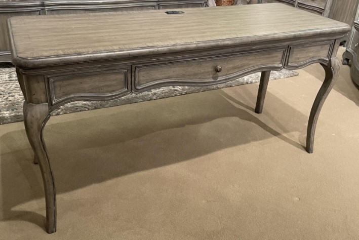 antique grey desk