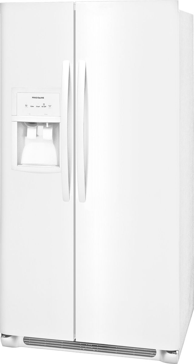 Frigidaire® 25.5 Cu. Ft. Standard-Depth Side by Side Refrigerator-Pearl White 9