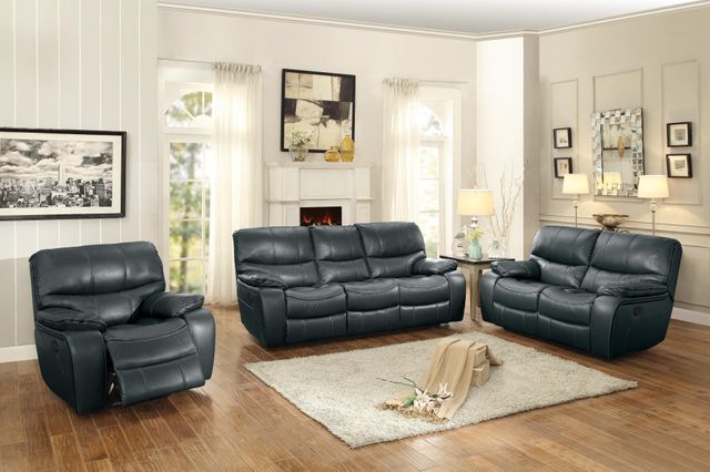 Homelegance® Pecos Gray Power Double Reclining Sofa 3