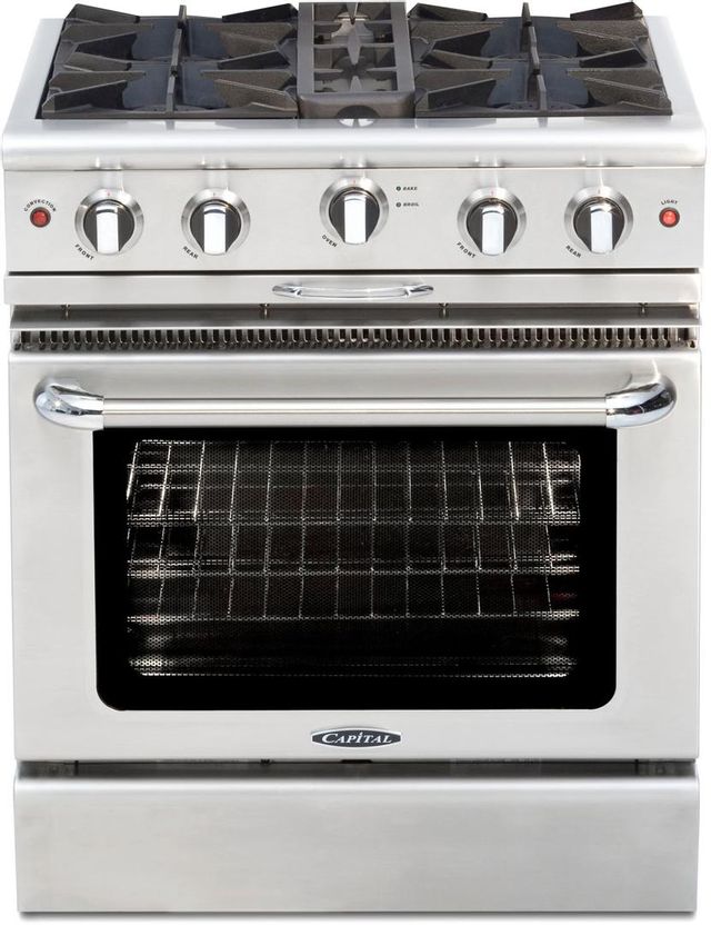 Capital Culinarian 30" Stainless Steel Free Standing Gas Range