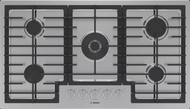 Bosch 800 Series 36" Stainless Steel Gas Cooktop 0