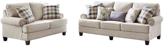 Benchcraft® Meggett 2-Piece Linen Living Room Set