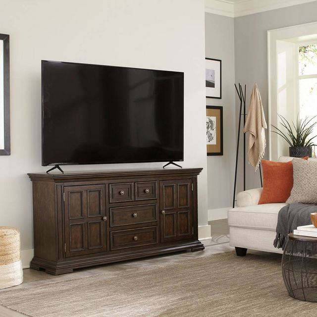 Liberty Big Valley Brownstone 66 Inch TV Console