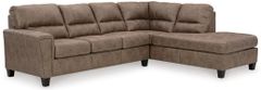 Signature Design by Ashley® Navi 2-Piece Fossil Right-Arm Facing Sleeper Sectional Sofa