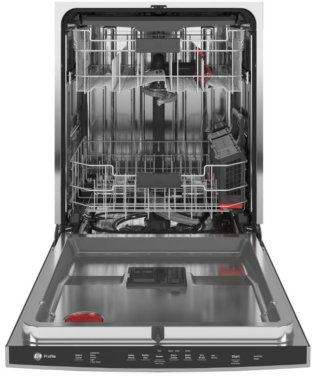 GE Profile™ 24" Black Stainless Built In Dishwasher-1