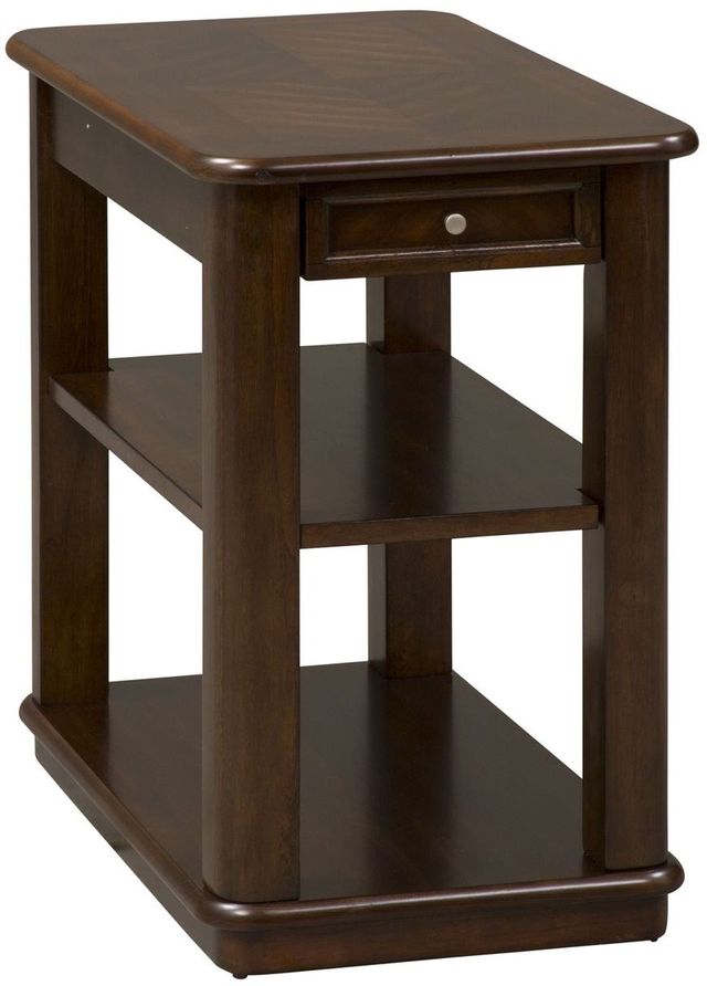 Liberty Furniture Wallace Dark Toffee Chair Side Table-0