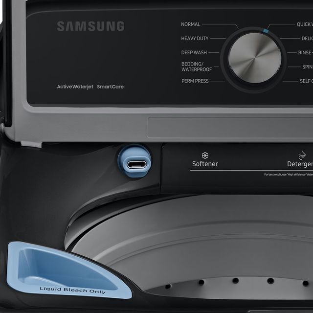 Samsung Black Stainless Steel Laundry Pair 9
