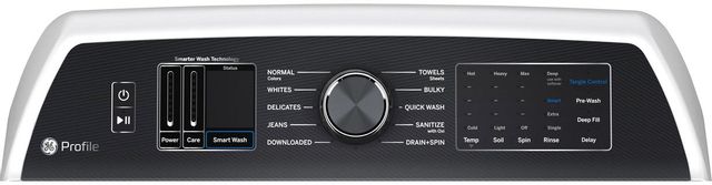 GE Profile™ 5.4 Cu. Ft. White Top Load Washer 1