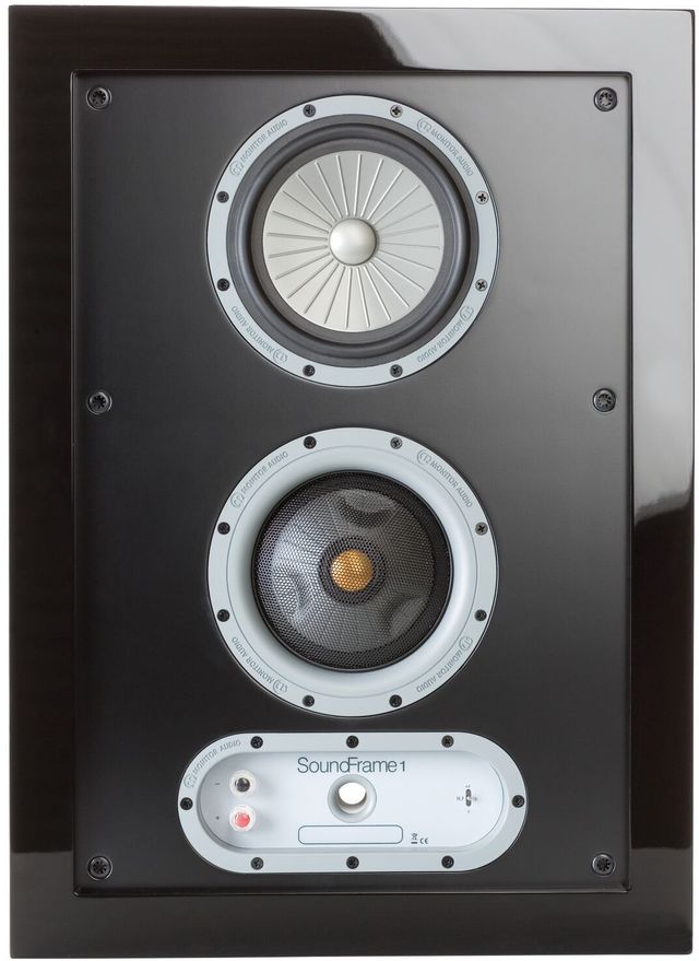 Monitor Audio SoundFrame 1 Gloss Black In-Wall Speaker 2