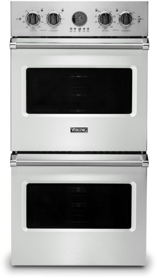 Viking® 5 Series 27" Frost White Professional Built In Double Electric Premiere Wall Oven