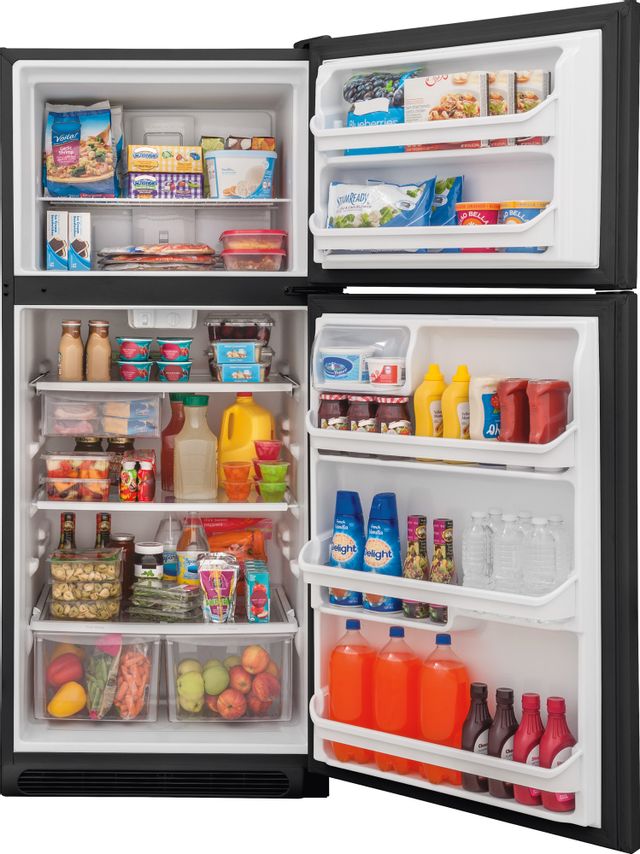 Frigidaire® 20.4 Cu. Ft. Top Freezer Refrigerator-Black 2