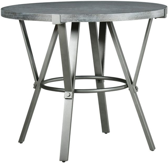 Steve Silver Co. Portland Gray 42" Round Counter Table-0