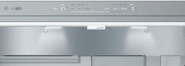Réfrigérateur à portes françaises à profondeur de comptoir de 36 po Bosch® de 21,0 pi³ - Acier inoxydable 3