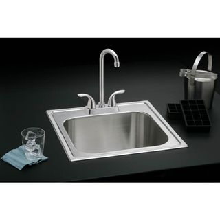 Elkay® Everyday Bar Deck Mount Faucet and Lever Handles Chrome