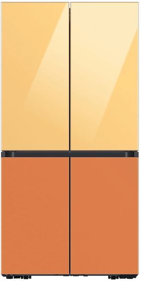 Samsung Bespoke Flex™ 18" Sunrise Yellow Glass French Door Refrigerator Top Panel 3