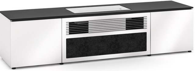 Salamander Designs® Chameleon Miami 245S LG Warm Gloss White Projector Integrated Cabinet