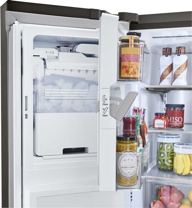 LG 23.5 Cu. Ft. PrintProof™ Black Stainless Steel Counter Depth French Door Refrigerator 8