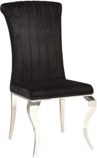 Coaster® Barzini Set of 4 Black Side Chairs