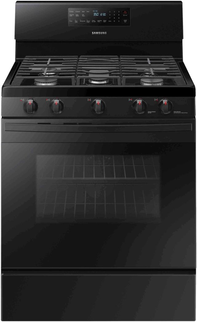 Samsung 30" Black Freestanding Gas Range with Convection-0