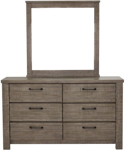 Samuel Lawrence Furniture Ruff Hewn 3- Piece Wood King Bedroom Set-2