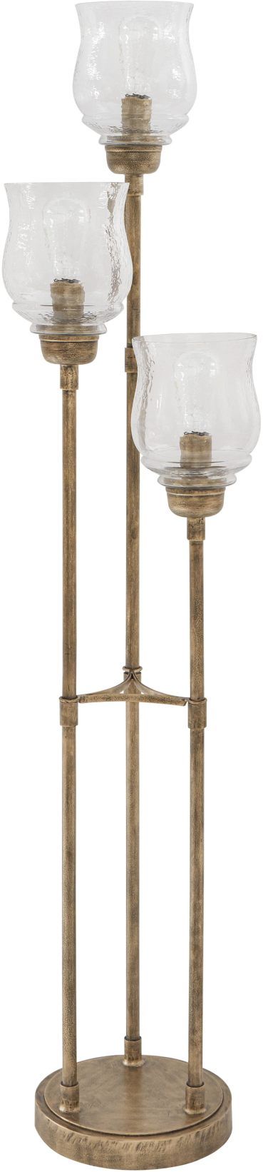 Signature Design by Ashley® Emmie Antique Gold Finish Floor Lamp-0