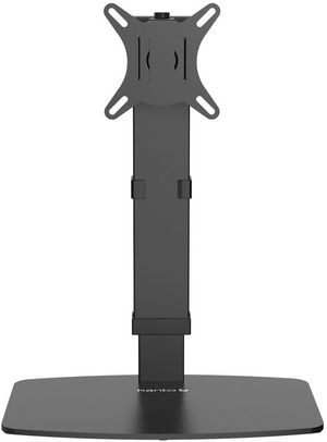 Kanto Black Universal Height Adjustable Desktop Monitor Stand