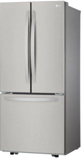 LG 21.8 Cu. Ft Smudge Resistant Black Stainless Steel French Door Refrigerator 5