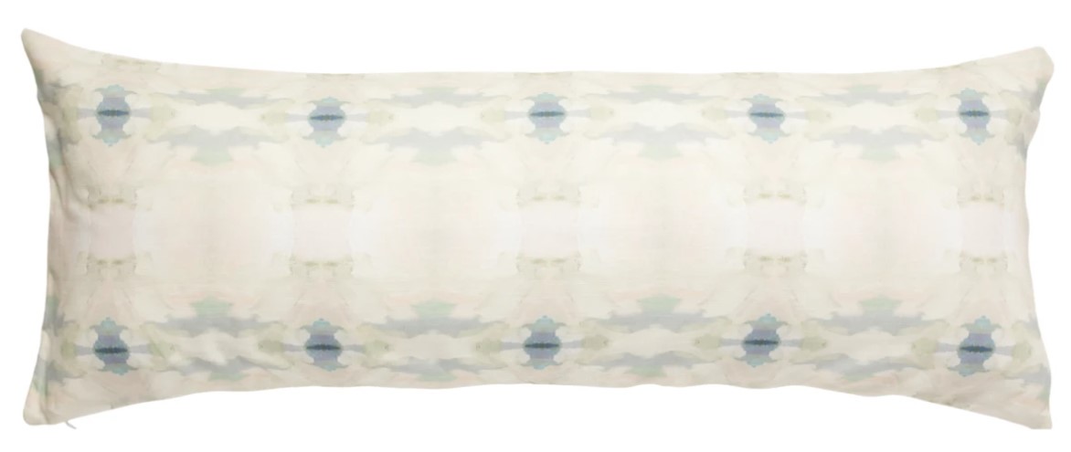 Laura Park Designs Coral Bay Pale Blue  14" x 36" Throw Pillow