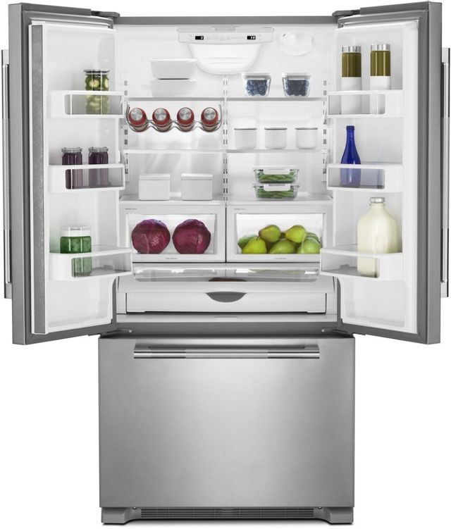 JennAir® RISE™ 21.9 Cu. Ft. Stainless Steel Counter Depth French Door Refrigerator 3