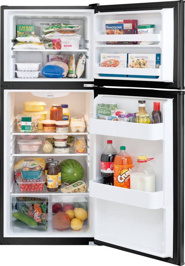 Frigidaire® 9.9 Cu. Ft. Top Freezer Apartment Size Refrigerator-Black 5