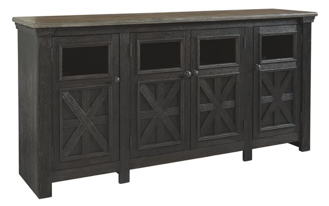Signature Design by Ashley® Tyler Creek Black/Gray Extra Large TV Stand 0