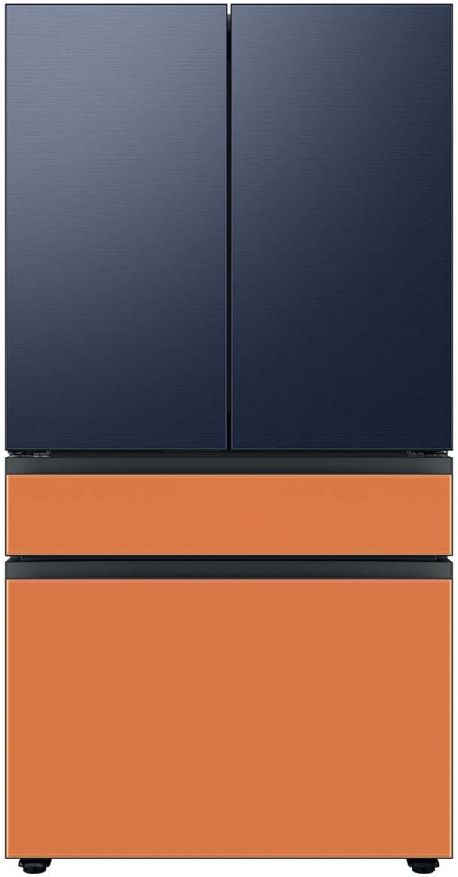Samsung Bespoke 36" Clementine Glass French Door Refrigerator Middle Panel 3