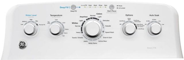 GE® 4.5 Cu. Ft. White Top Load Washer-2