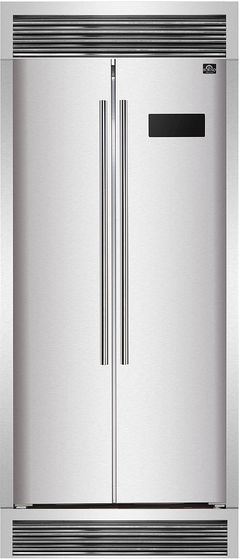KitchenAid® 25.1 Cu. Ft. Stainless Steel with PrintShield™ Finish Counter  Depth Side-by-Side Refrigerator, MJB Home Center