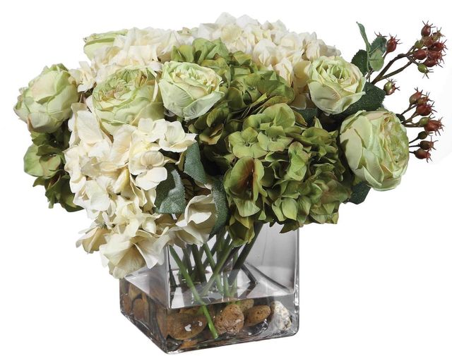 Uttermost® by Constance Lael-Linyard Cecily Cream Hydrangea Bouquet-2
