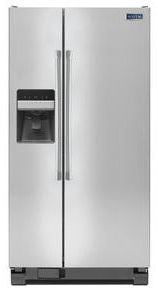 Maytag® 21 Cu. Ft. Side-By-Side Refrigerator-Stainless Steel 0