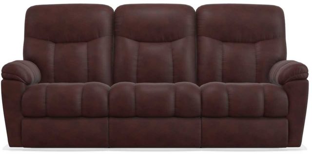 La-Z-Boy® Morrison Burgundy La-Z-Time® Power-Recline™ With Power Headrest Full Reclining Sofa