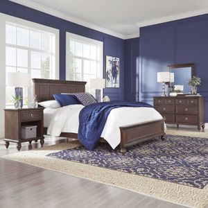 Homestyles® Southport 4-Piece Distressed Oak Queen Bedroom Set