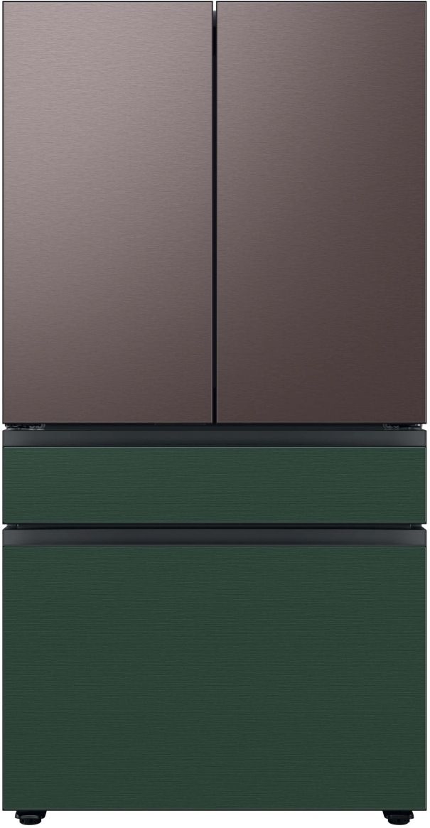 Samsung Bespoke 36" Emerald Green Steel French Door Refrigerator Bottom Panel 8