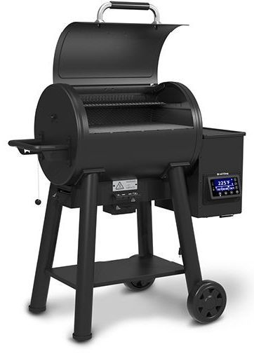 Broil King® Crown Pellet 400 Black Free Standing Smoker and Grill-2