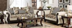Furniture of America® Caldiran Sofa and Loveseat