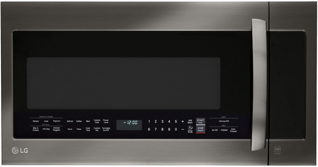 LG Over The Range Microwave-Black Stainless Steel