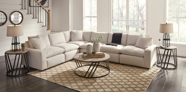 Signature Design by Ashley® Savesto Ivory 6-Piece Sectional-1