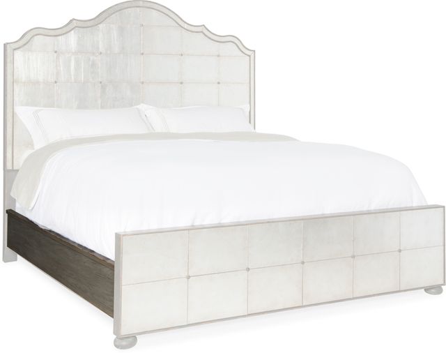 Hooker® Furniture Arabella Silver King Mirrored Panel Bed 1