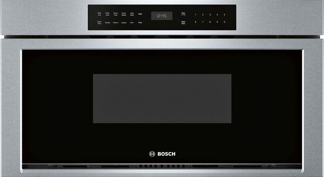 Bosch 800 Series 1.2 Cu. Ft. Stainless Steel Drawer Microwave 0